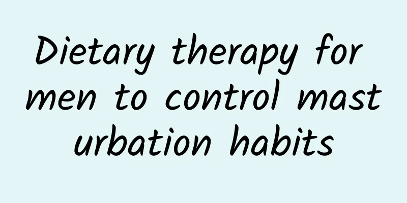 Dietary therapy for men to control masturbation habits