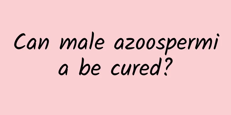 Can male azoospermia be cured?