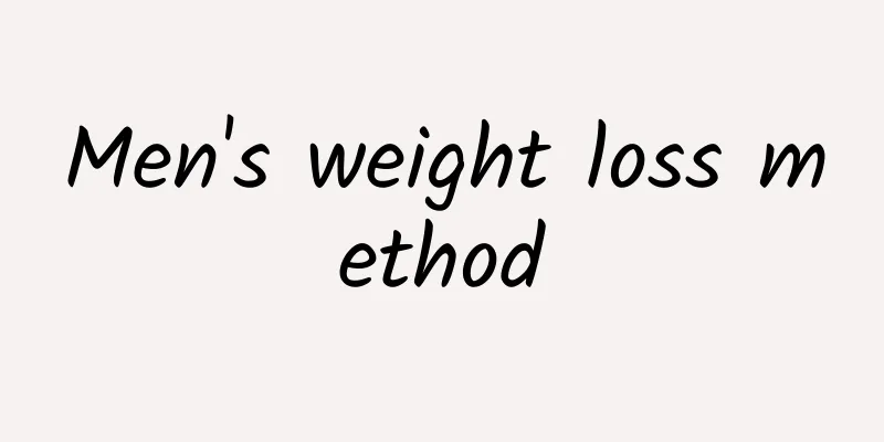 Men's weight loss method