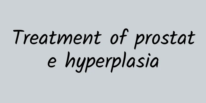 Treatment of prostate hyperplasia