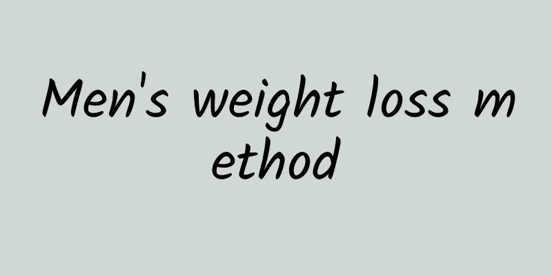 Men's weight loss method