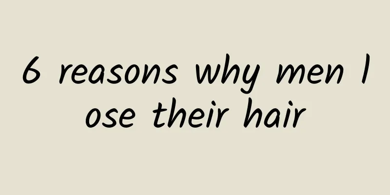 6 reasons why men lose their hair