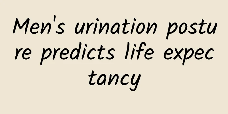 Men's urination posture predicts life expectancy