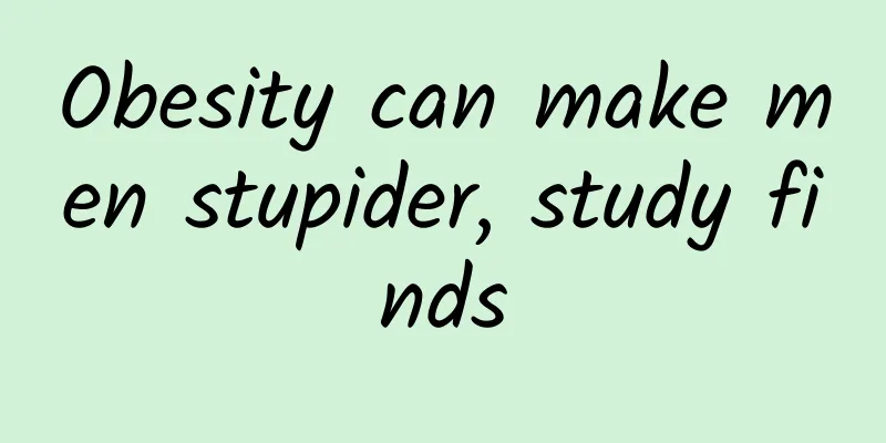 Obesity can make men stupider, study finds