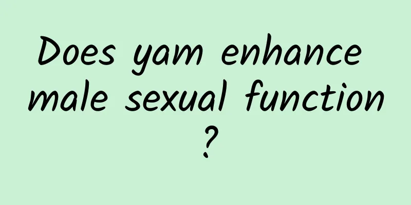Does yam enhance male sexual function?
