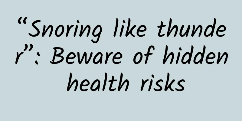 “Snoring like thunder”: Beware of hidden health risks