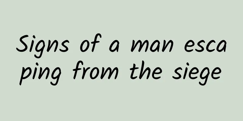 Signs of a man escaping from the siege