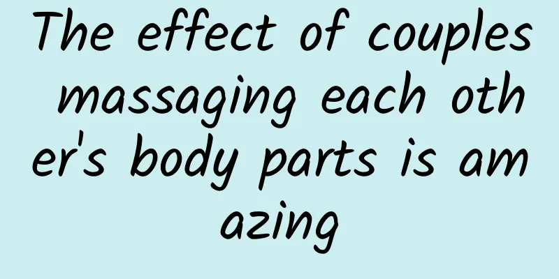 The effect of couples massaging each other's body parts is amazing