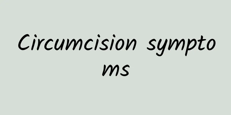 Circumcision symptoms