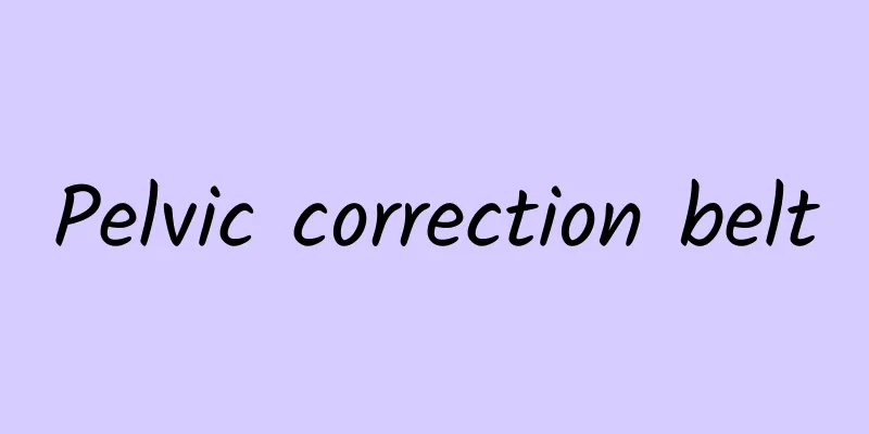Pelvic correction belt