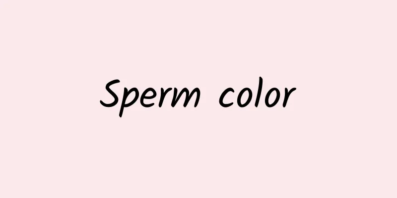 Sperm color