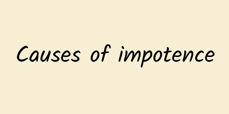 Causes of impotence