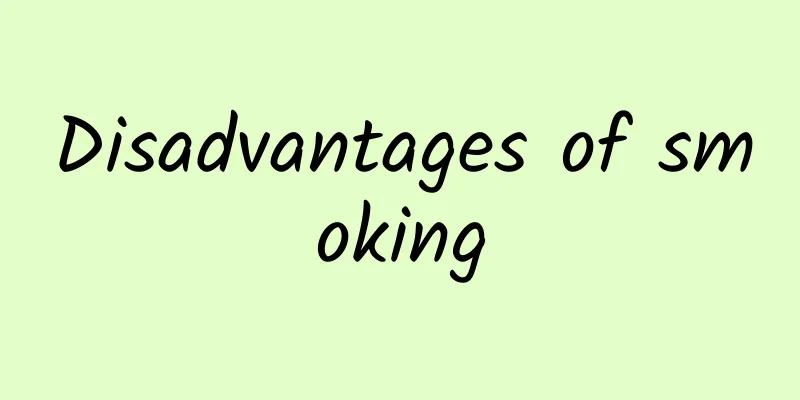 Disadvantages of smoking