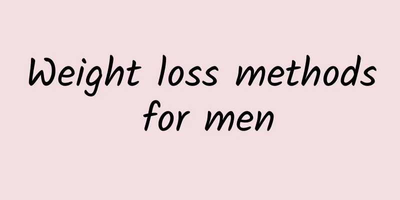 Weight loss methods for men
