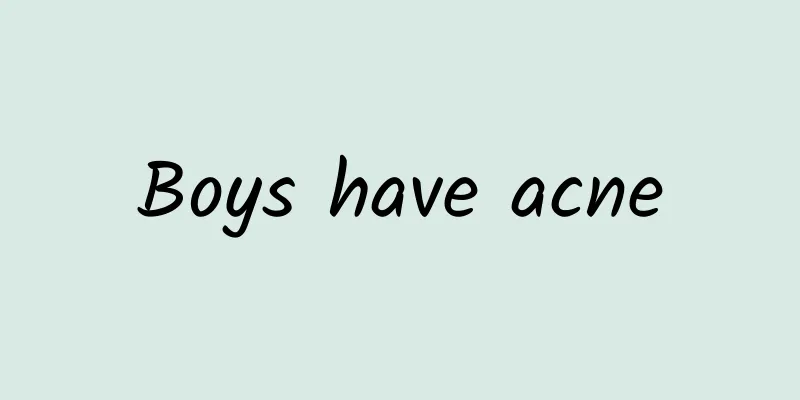 Boys have acne