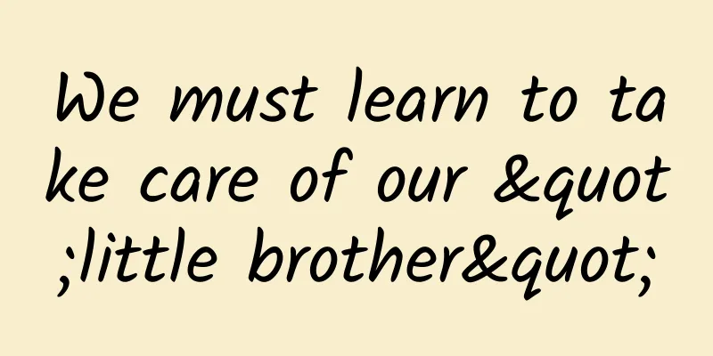 We must learn to take care of our "little brother"