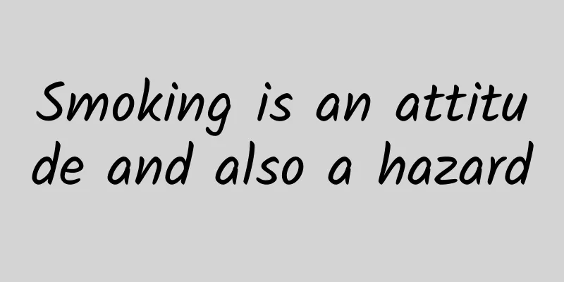 Smoking is an attitude and also a hazard
